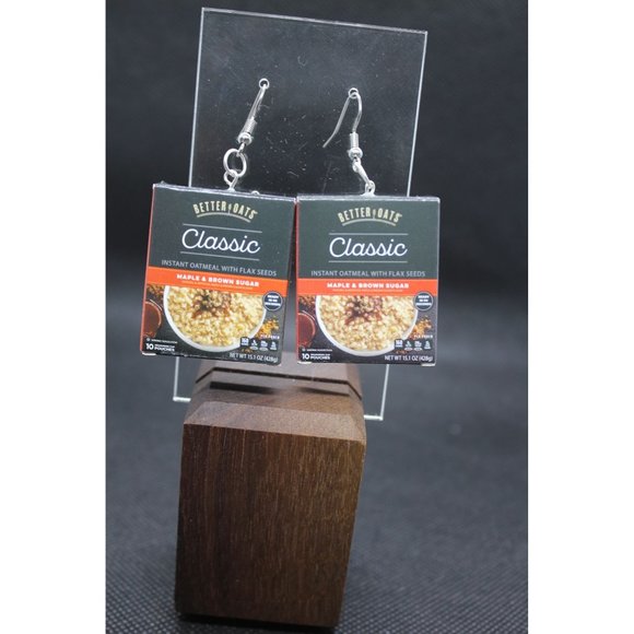 Mini Brands / Better Oats -Classic earrings - Picture 1 of 11
